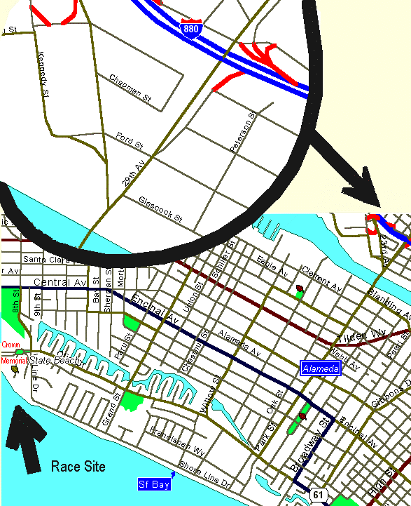 Map to Alameda, 50KB